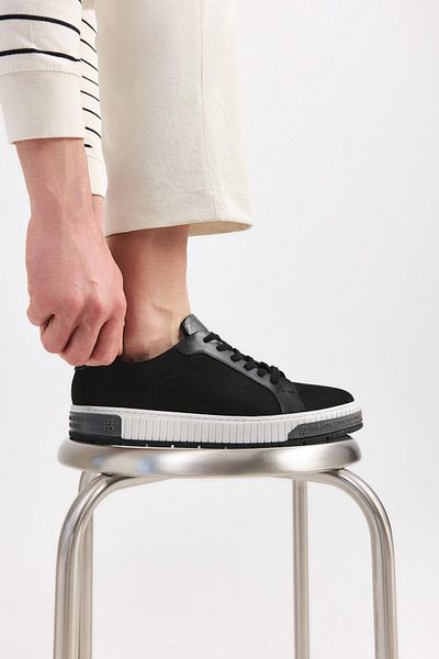 Yaya by Hotiç Schwarze Herren-Freizeitschuhe 02AYY 308490 A100