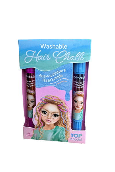 Top Model kalem saç tebeşiri - Mavi Pembe