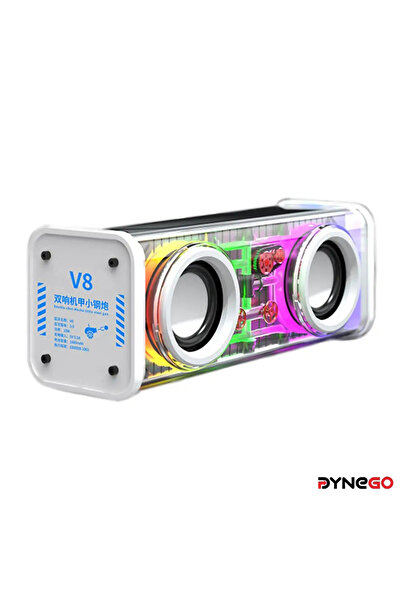 Dynego Bluetooth Hoparlör Şeffaf Rgb Işık Kablosuz Hava Sporcu Bluetooth Ses ...