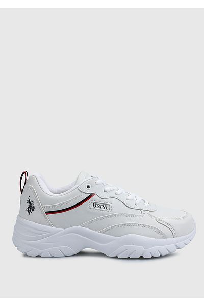 U.S. Polo Assn. Tracey White Women's Sneaker Sneaker