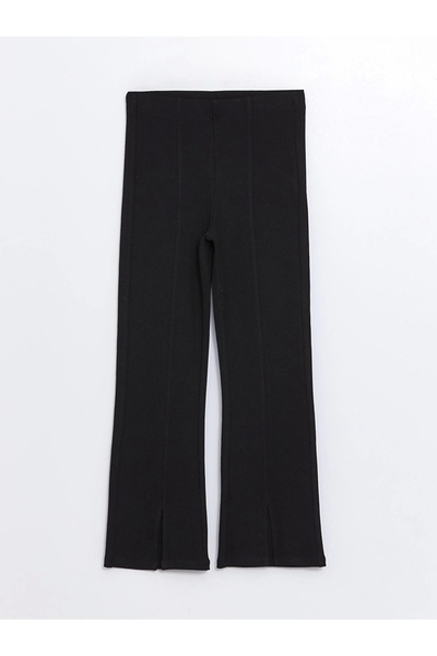 LC Waikiki LCW Kids crne elastične tajice za devojčice Zvonaste nogavice