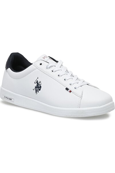 U.S. Polo Assn. Πόλο Ασν. Franco unisex White Navy Casual Sports Shoes Sneaker