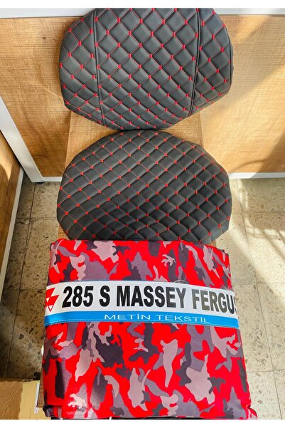 metingiyim Massey Ferguson 285 S Kabi̇nli̇ Uyumlu Branda Deri̇ Koltuk Kilifi