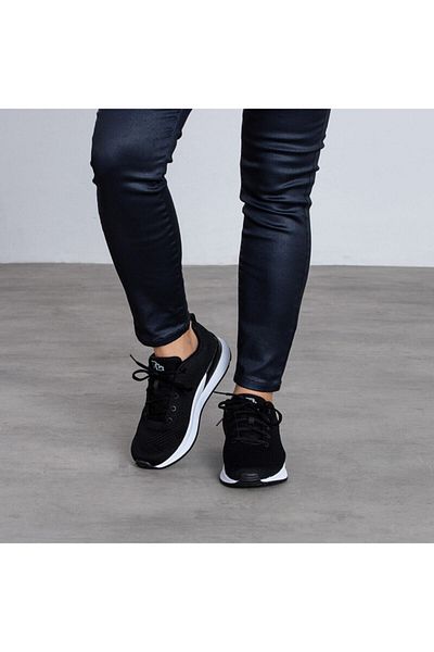 lumberjack 100353825   Connect Black Textile Phylon Sole Lightweight Comfortable Men's Sneakers Sneaker
