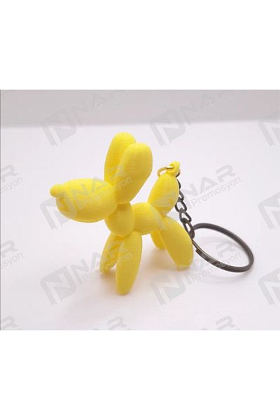 Nar Promosyon Balloon Dog Keychain - Miniature Cute Balloon Dog Whether Miniature Trinket or Keychain