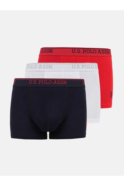 U.S. Polo Assn. Male, Licensed Uspa, Cotton, High-End, 3 Window Boxer Set (Boxed)