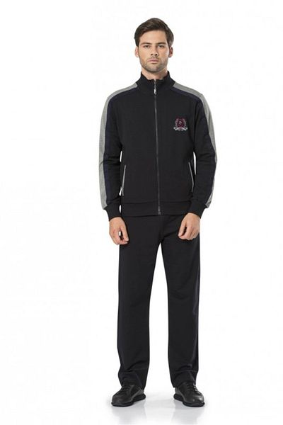 Pierre Cardin Set de trening sport pentru bărbați - 2 bucăți cu logo, L1.PC.004.12.14
