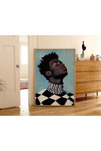 woodhomeworks Tek Bohem Tablo Salon Ofis Dekor Ttk