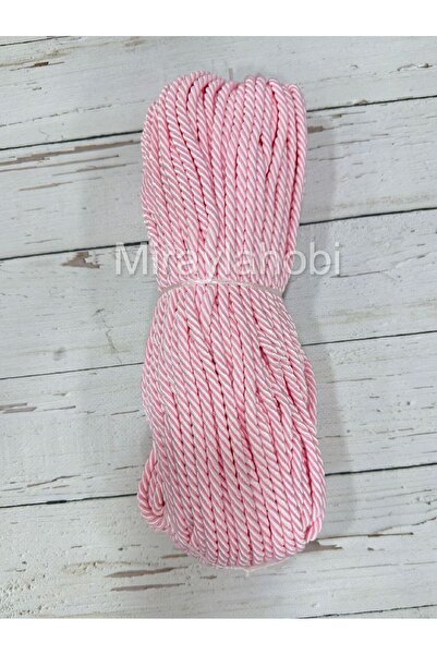 miraylahobi Kordon Halat İp 8 mm 10 Metre Pembe