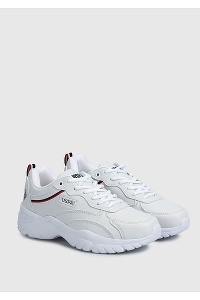 U.S. Polo Assn. Tracey White Women's Sneaker Sneaker