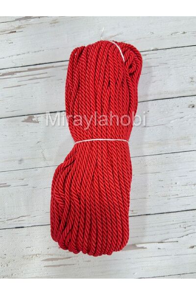 miraylahobi Cord Rope Rope 8 mm 10 Meters Red