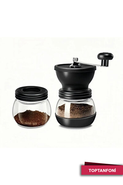 TOPTANFONİ Kahve Öğütücü Değirmen Seti & Baharat Öğütücü / Filtre Kahve & Tür...