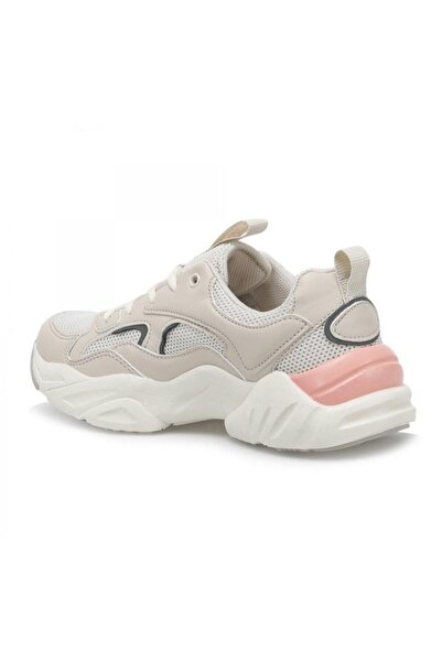 lumberjack Beige Color Dakota Women's Casual Sneaker High Sole Sneakers