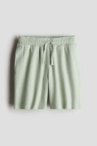 H&M Textured-knit shorts