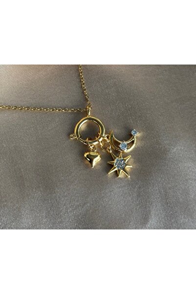 Nour Co Ay Yıldız Kalp Charm Uç