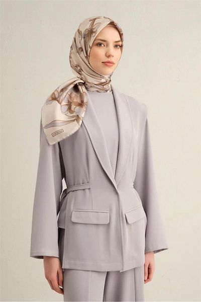 Armine Armi̇ne Twill Silk Scarf 2025 Summer Season 9324D02-82