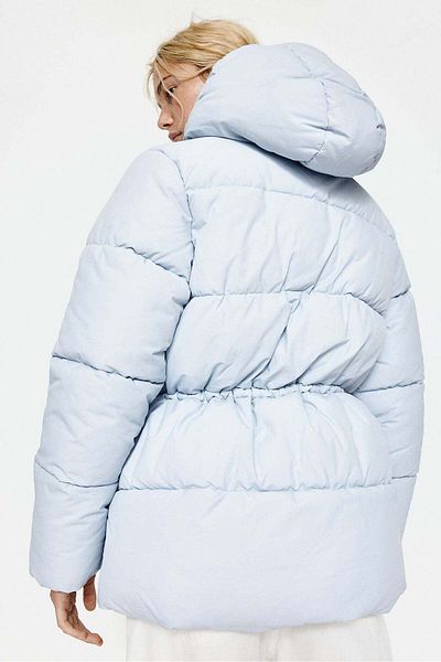 H&M Oversized drawstring-waist puffer jacket