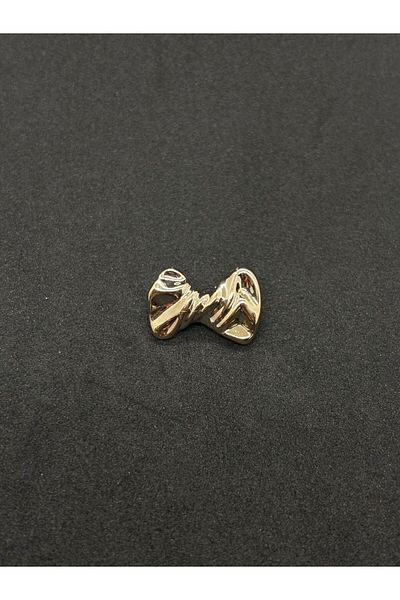 BEİLYS COSMETİCS & ACCESSORY Yellow 6-Piece Bow Button 2.50 cm (Bd20)