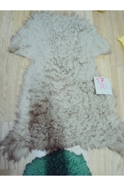 hoaryage HAKİKİ DERİ KIVIRCIK UZUN TÜYLÜ , KUZU POSTU , YOLLUK , PASPAS, DEKO...