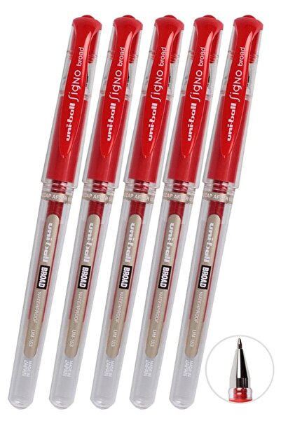 Artlantis Pix roșu pentru semnătură 5 bucăți Uniball Signo Broad 1,0 mm Rolle...