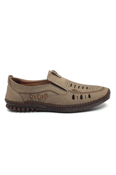 CATELLİ 100% Nubuck Δερμάτινα Ορθοπεδικά Ανδρικά Καλοκαιρινά Άνετα Παπούτσια Σανδάλι με τρύπες 40-45