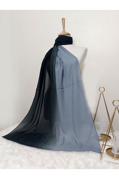 REMOMODA Italian Chiffon Shawl Gradient Model You Can Use Both Sides, High Quality Soft-Soft