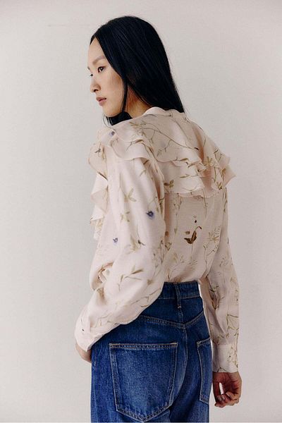 H&M Flounced blouse