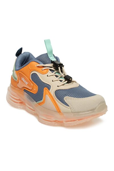 Vicco 346.P23Y.168 Mask Booties Phylon Blue Kids Sneakers Walking Shoes