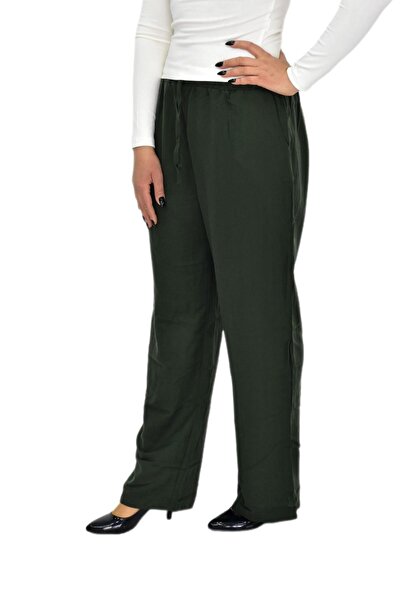 BAGLAN Ženske široke pantalone sa elastičnim strukom BGL-ST04216