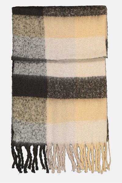 London Fog Women Textured Scarf 190 x 74 cm, Multicolor