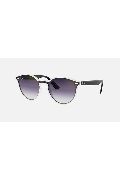 Ray-Ban Unisex BLAZE Matte White Sunglasses RB4380N 64160U