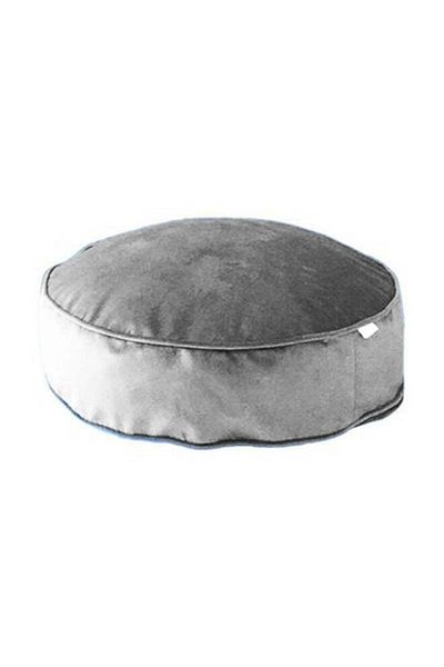 House One Round Velvet Bean Bag Velvet 60x20cm - Gray