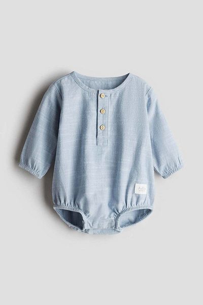 H&M بدلة من قماش الموسلين القطني