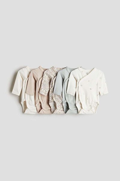 H&M 5-pack Wrapover Bodysuits