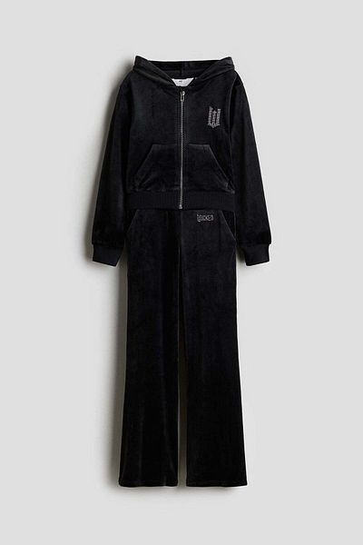 H&M 2-piece velour set