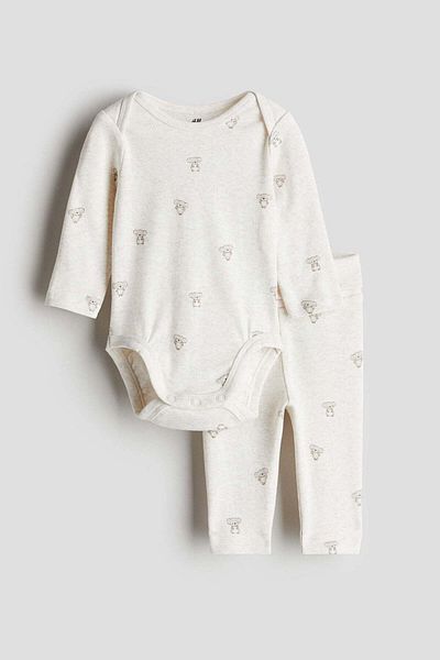 H&M 2-piece cotton jersey set