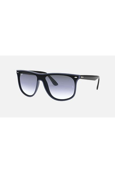 Ray-Ban Unisex BLAZE Matte Blue Sunglasses RB4447N 64170S