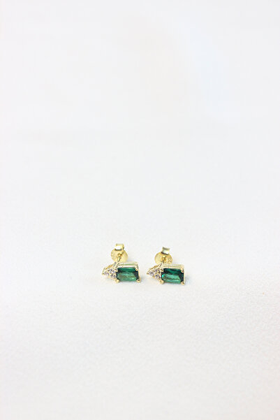 Dazzlecave 925 Ayar Gümüş - Göz Alıcı Işıltısıyla Renkli Taş Detaylı, Şık ve Zarif Tasarım Küpe Modeli