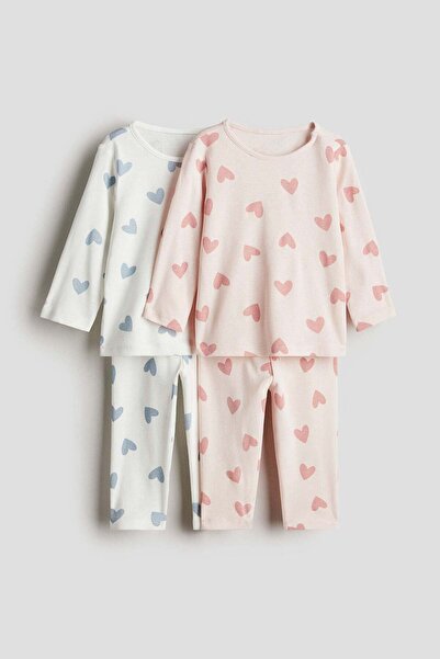 H&M 2-pack printed cotton pyjamas