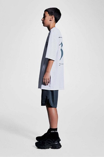 H&M Printed Mesh Sports Top In Drymove™