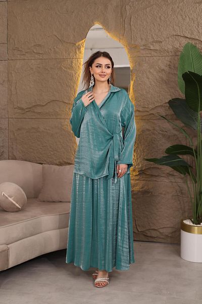 MAY MARA   Oversize μπλούζα Etelik 2 τεμαχίων Σετ βραδινό φόρεμα