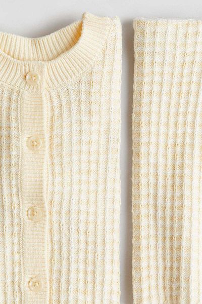 H&M 2-piece cardigan and skirt set