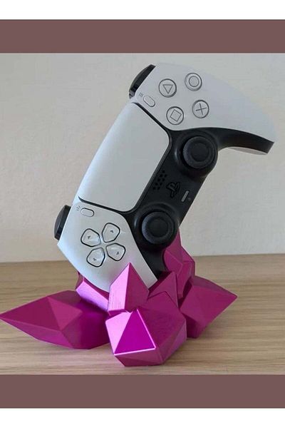 3D Brothers حامل وحدة تحكم بلاي ستيشن 5 - تصميم شفاف للغاية