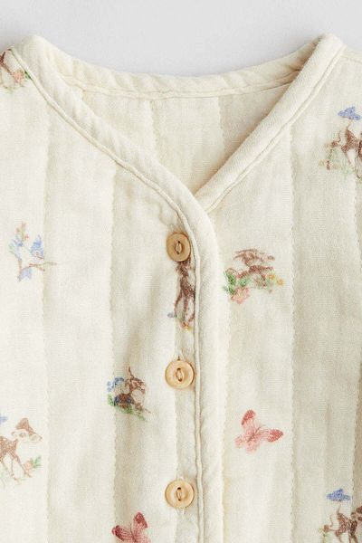 H&M Quilted cotton muslin jacket