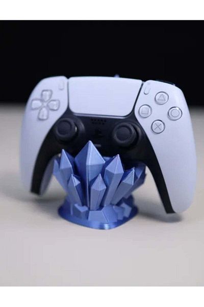 3D Brothers Luxurious Crystal Stand for PlayStation and Nintendo Switch Controllers with a Modern Design