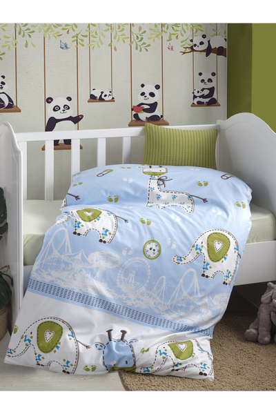 NazeninHome طقم غطاء لحاف أطفال رانفورس قطن 100% من جيري