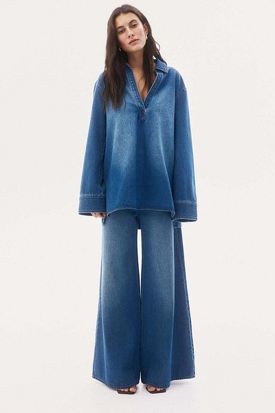 H&M Popover denim shirt