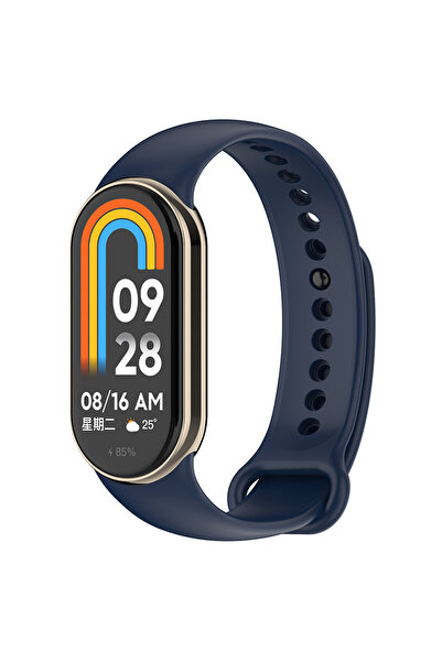 morfide حزام حزام من السيليكون الكلاسيكي المتوافق مع سلسلة Xiaomi Mi Band 8