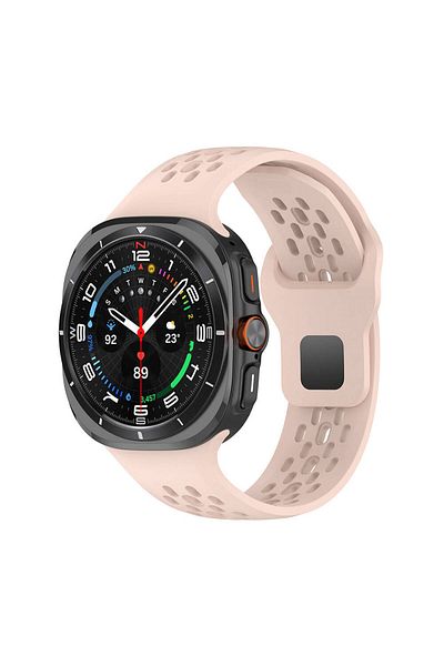 morfide Samsung Galaxy Watch Ultra 47mm Compatible Silicone Cord Designed with Holes
