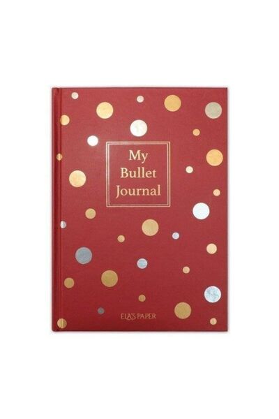 İthaki Yayınları My Bullet Journal Defter (Confetti Kırmızı)